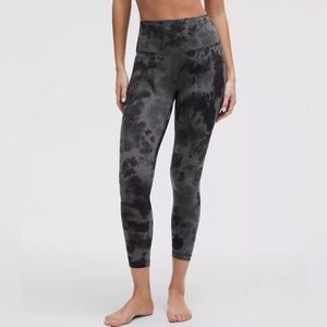 Lululemon Align leggings in the Diamond Dye Pitch Grey Graphite Grey color